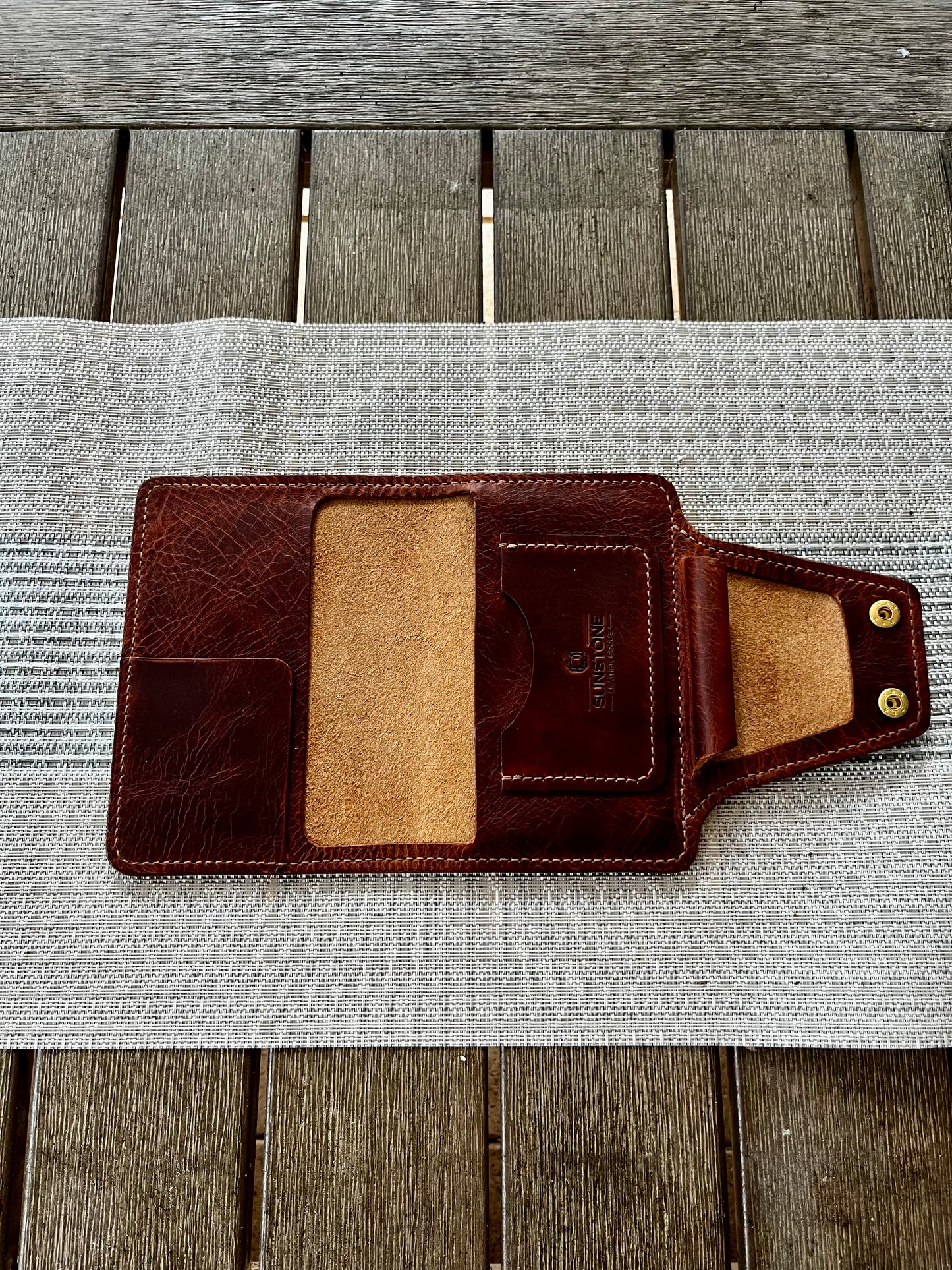 Travel Leather Notebook Cover – Full-Grain Italian Veg-Tanned Leather